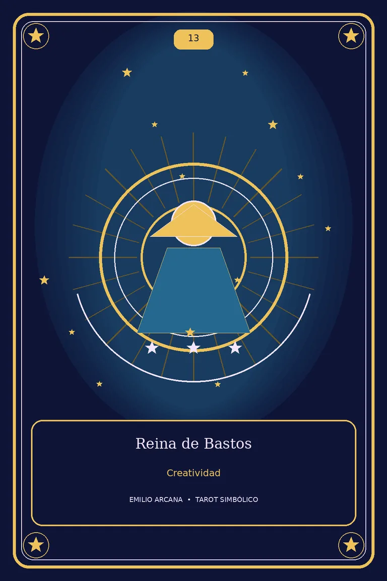 Reina de Bastos (invertida)