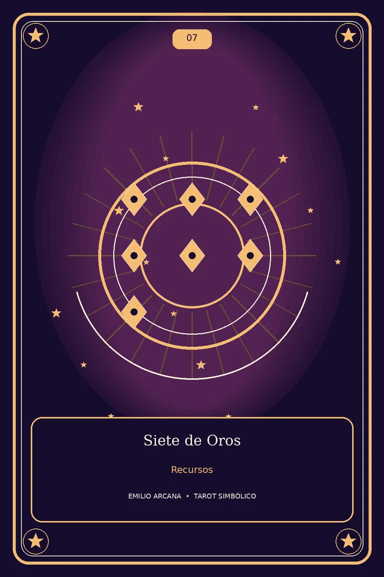 Siete de Oros (invertida)